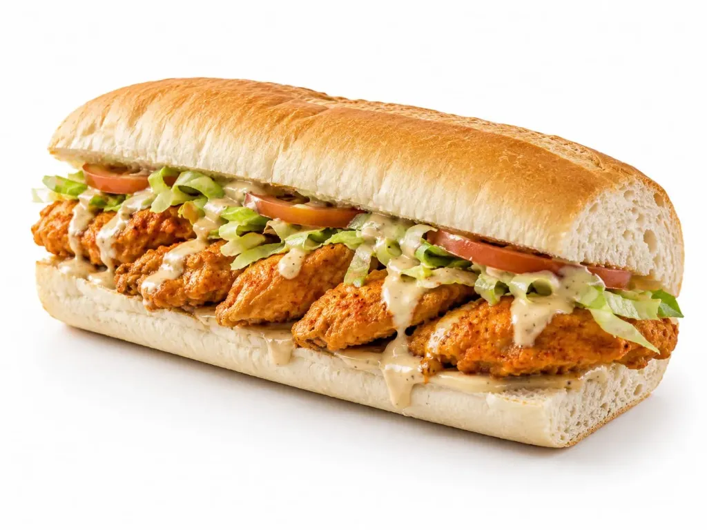 [LUS-PAS-018] Chicken Spicy Ranch White Baguette